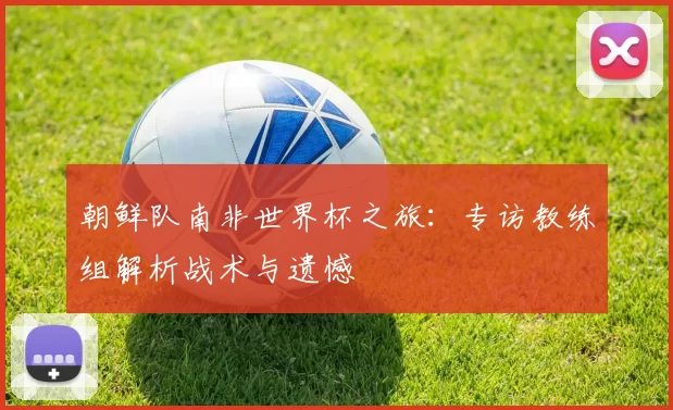 朝鲜队南非世界杯之旅：专访教练组解析战术与遗憾
